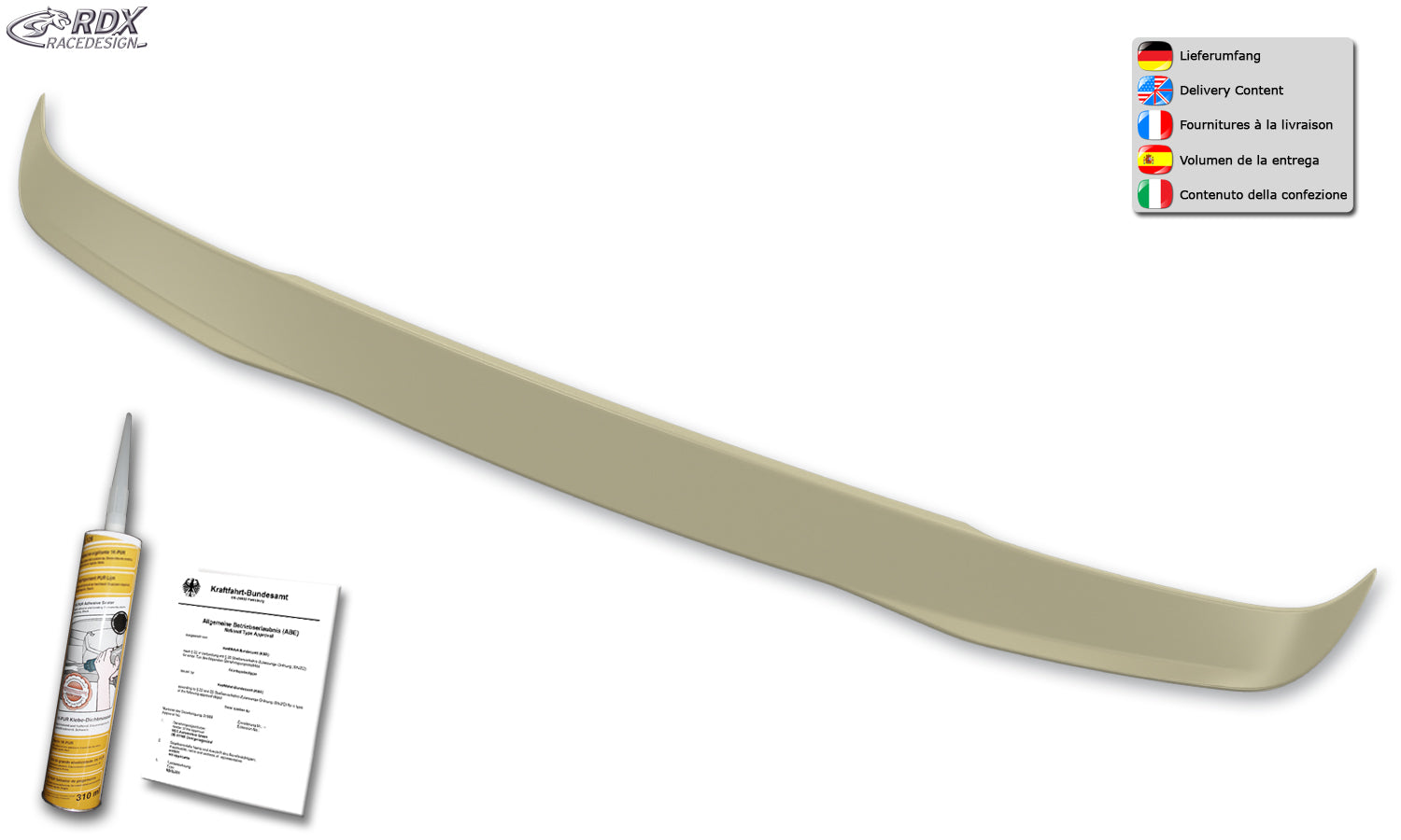 RDX Dachspoiler für DACIA Duster III DJF (Mod. 2024-heute) Heckspoiler Spoiler