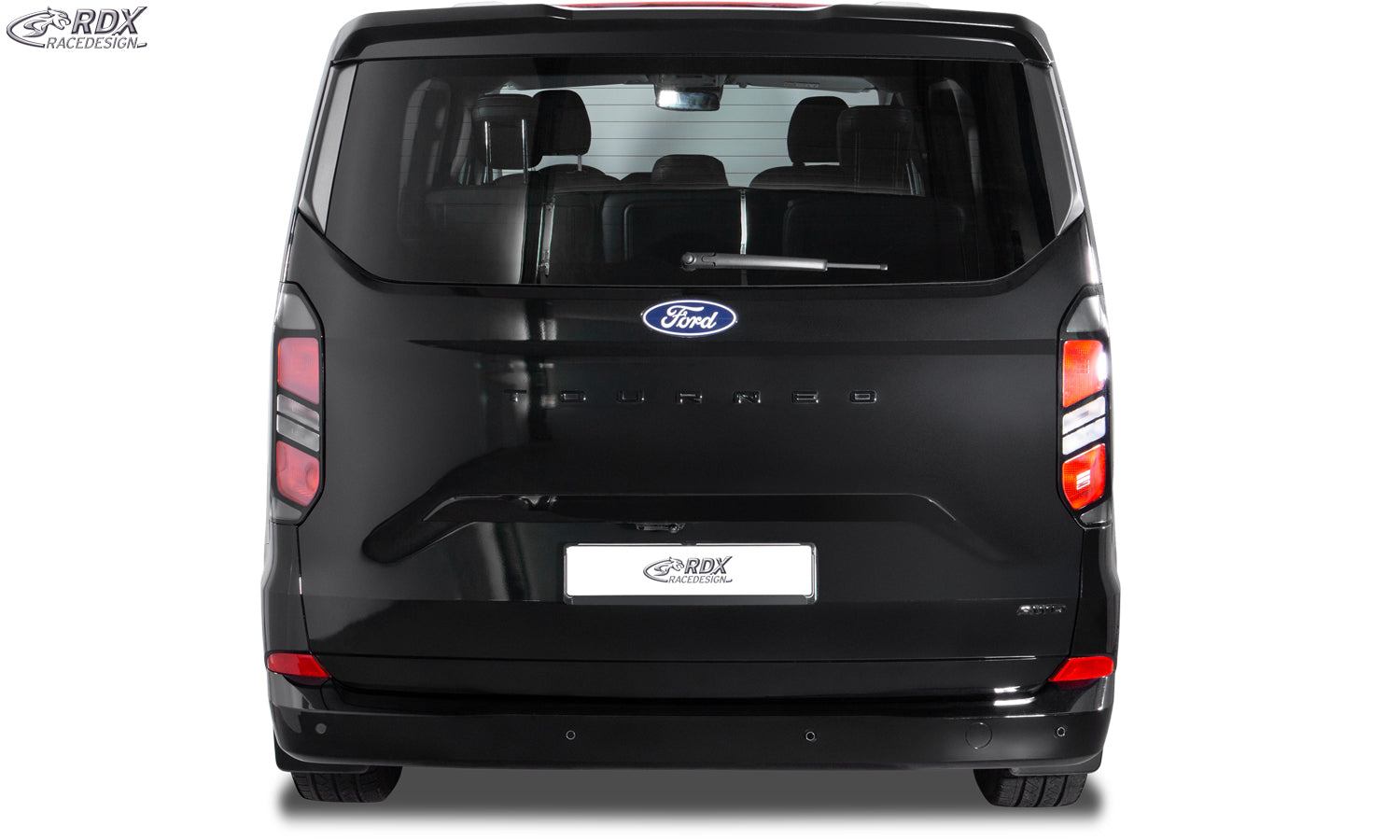 RDX Dachspoiler für FORD Transit Custom / Tourneo Custom (2023+) & VW Transporter / Caravelle (2025+) Heckklappe Heckspoiler Spoiler