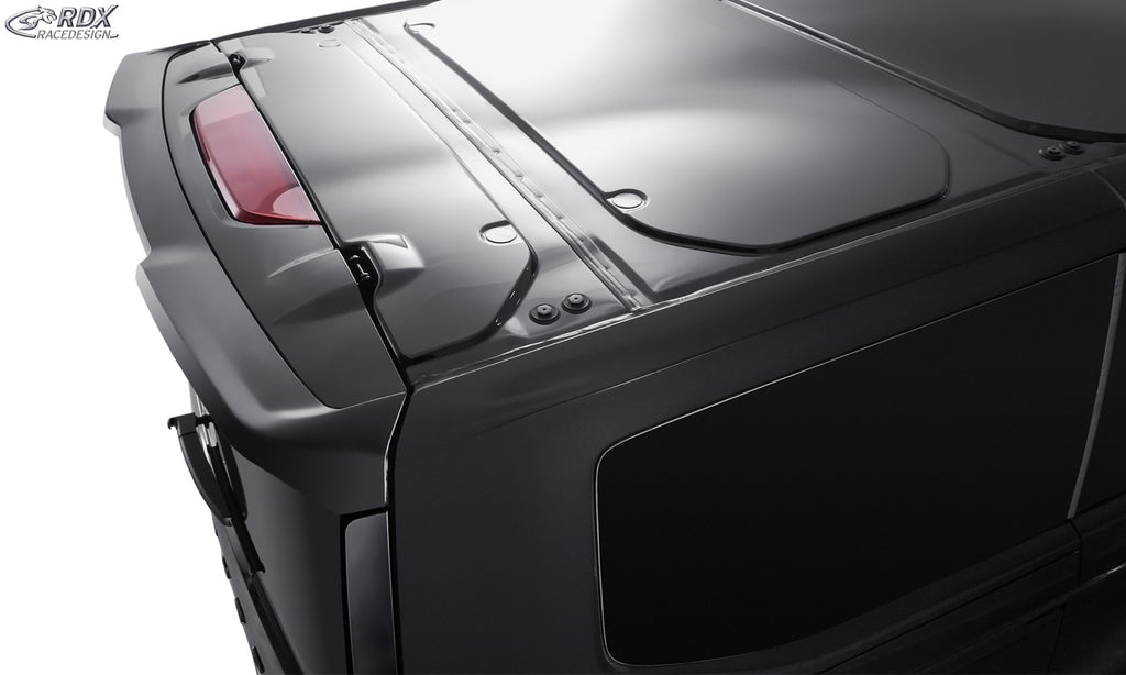 RDX Dachspoiler für FORD Transit Custom / Tourneo Custom (2023+) & VW Transporter / Caravelle (2025+) Heckklappe Heckspoiler Spoiler