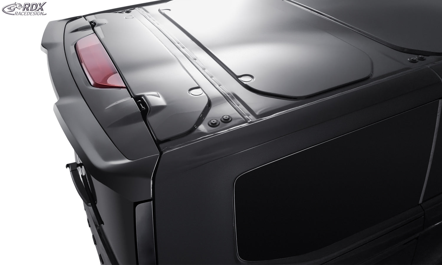 RDX Dachspoiler für FORD Transit Custom / Tourneo Custom (2023+) & VW Transporter / Caravelle (2025+) Heckklappe Heckspoiler Spoiler