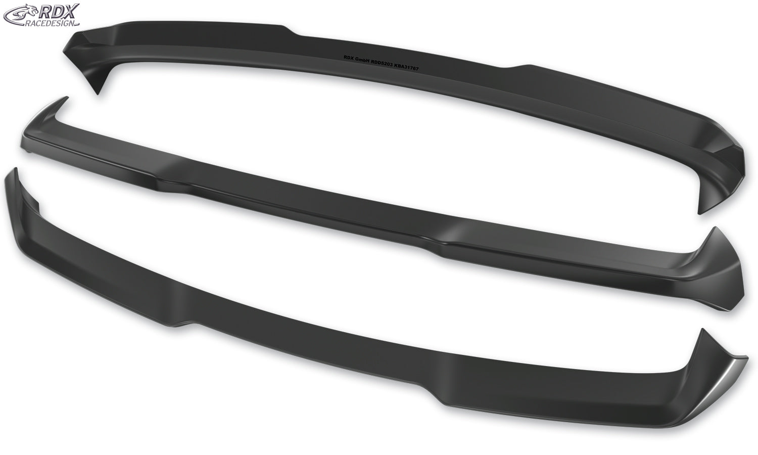 RDX Dachspoiler für FORD Transit Custom / Tourneo Custom (2023+) & VW Transporter / Caravelle (2025+) Heckklappe Heckspoiler Spoiler