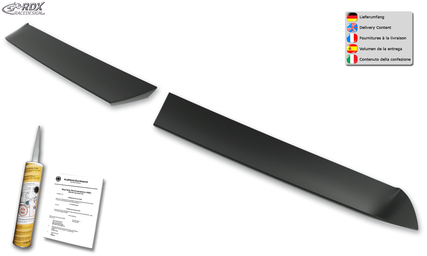 RDX Dachspoiler für HYUNDAI H350 (2015+) Heckspoiler Spoiler