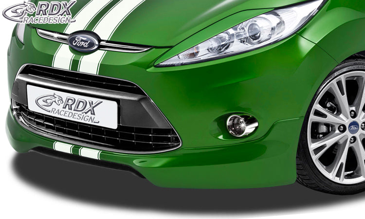 RDX Frontspoiler für FORD Fiesta MK7 JA8 JR8 (2008-2012) Frontlippe Front Ansatz Spoilerlippe