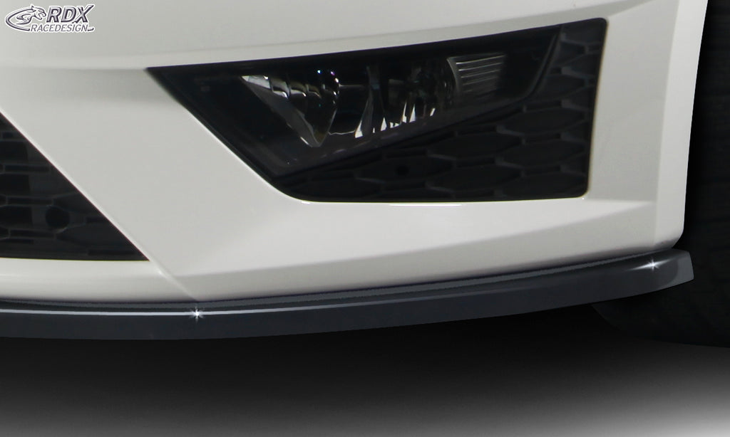 RDX Frontspoiler für SEAT Leon 5F FR + Cupra / Leon 5F SC FR + Cupra / Leon 5F ST FR + Cupra Frontlippe Front Ansatz Vorne Spoilerlippe Schwert