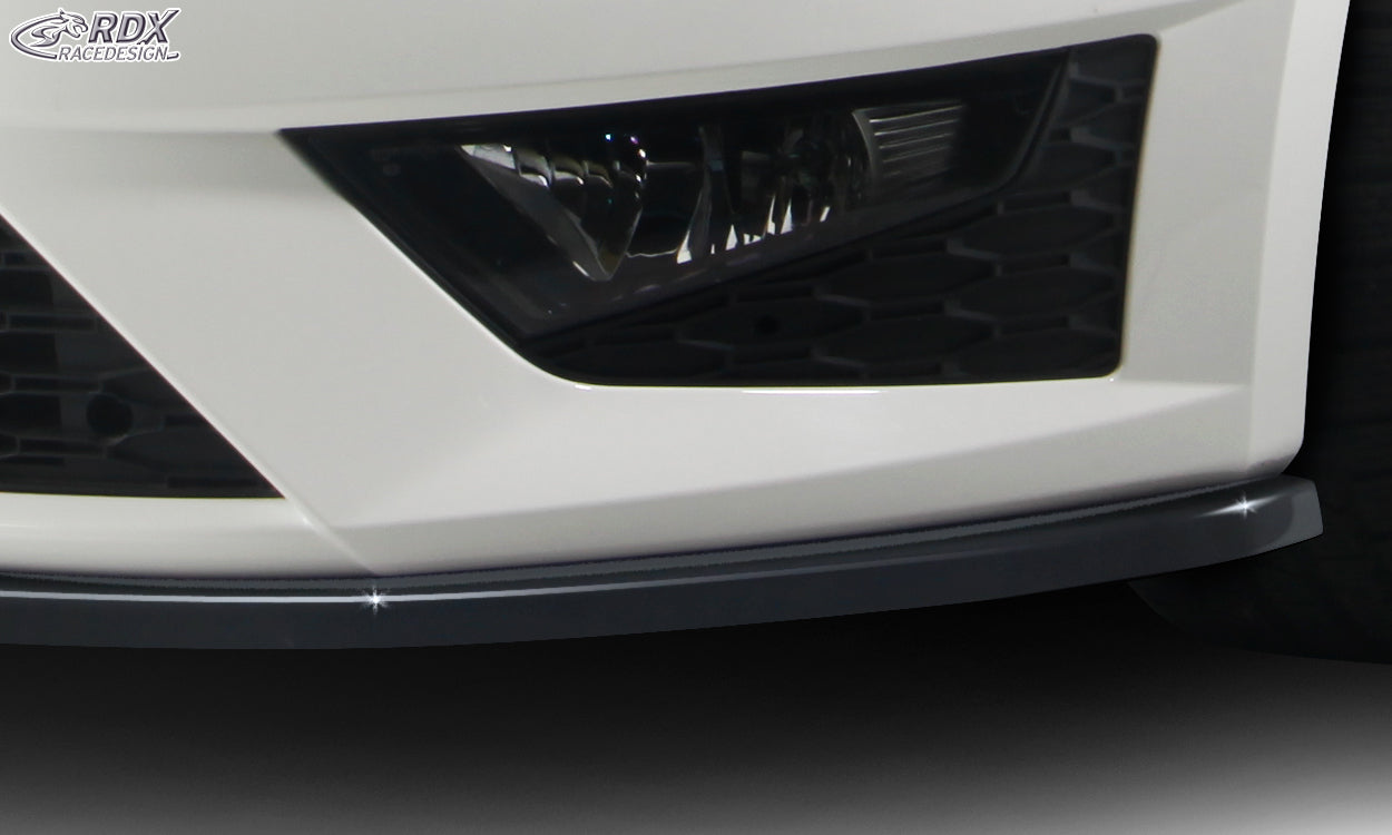 RDX Frontspoiler für SEAT Leon 5F FR + Cupra / Leon 5F SC FR + Cupra / Leon 5F ST FR + Cupra Frontlippe Front Ansatz Vorne Spoilerlippe Schwert
