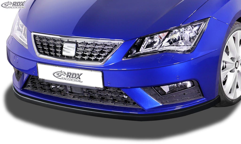 RDX Frontspoiler für SEAT Leon 5F Facelift 2017+ (auch SC und ST) Frontlippe Front Ansatz Vorne Spoilerlippe Schwert