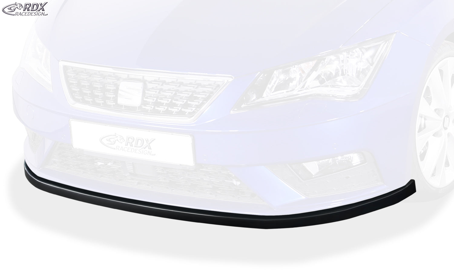 RDX Frontspoiler für SEAT Leon 5F Facelift 2017+ (auch SC und ST) Frontlippe Front Ansatz Vorne Spoilerlippe Schwert