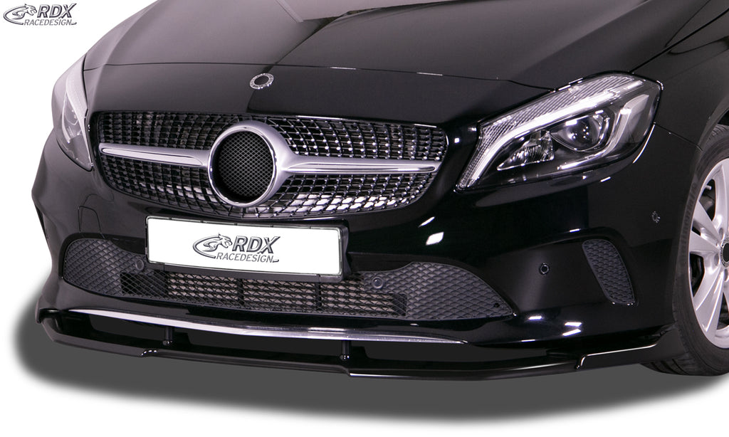 RDX Frontspoilerlippe VARIO-X für MERCEDES A-Klasse W176 (2015-2018) Frontlippe Front Ansatz Vorne Spoilerlippe