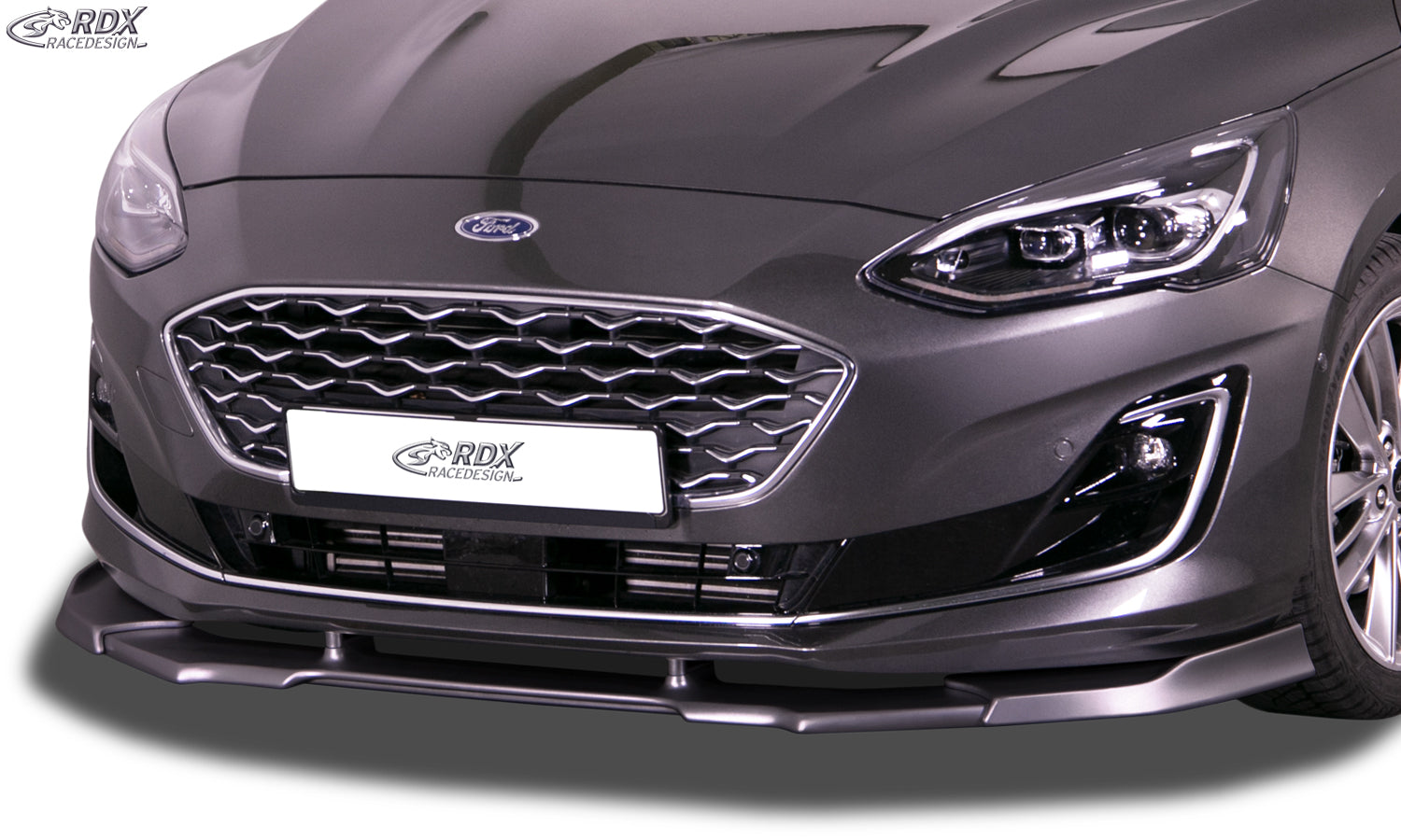 RDX Frontspoilerlippe VARIO-X für FORD Focus 4 Vignale Frontlippe Front Ansatz Vorne Spoilerlippe