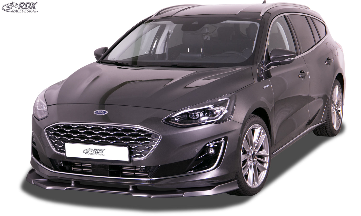 RDX Frontspoilerlippe VARIO-X für FORD Focus 4 Vignale Frontlippe Front Ansatz Vorne Spoilerlippe