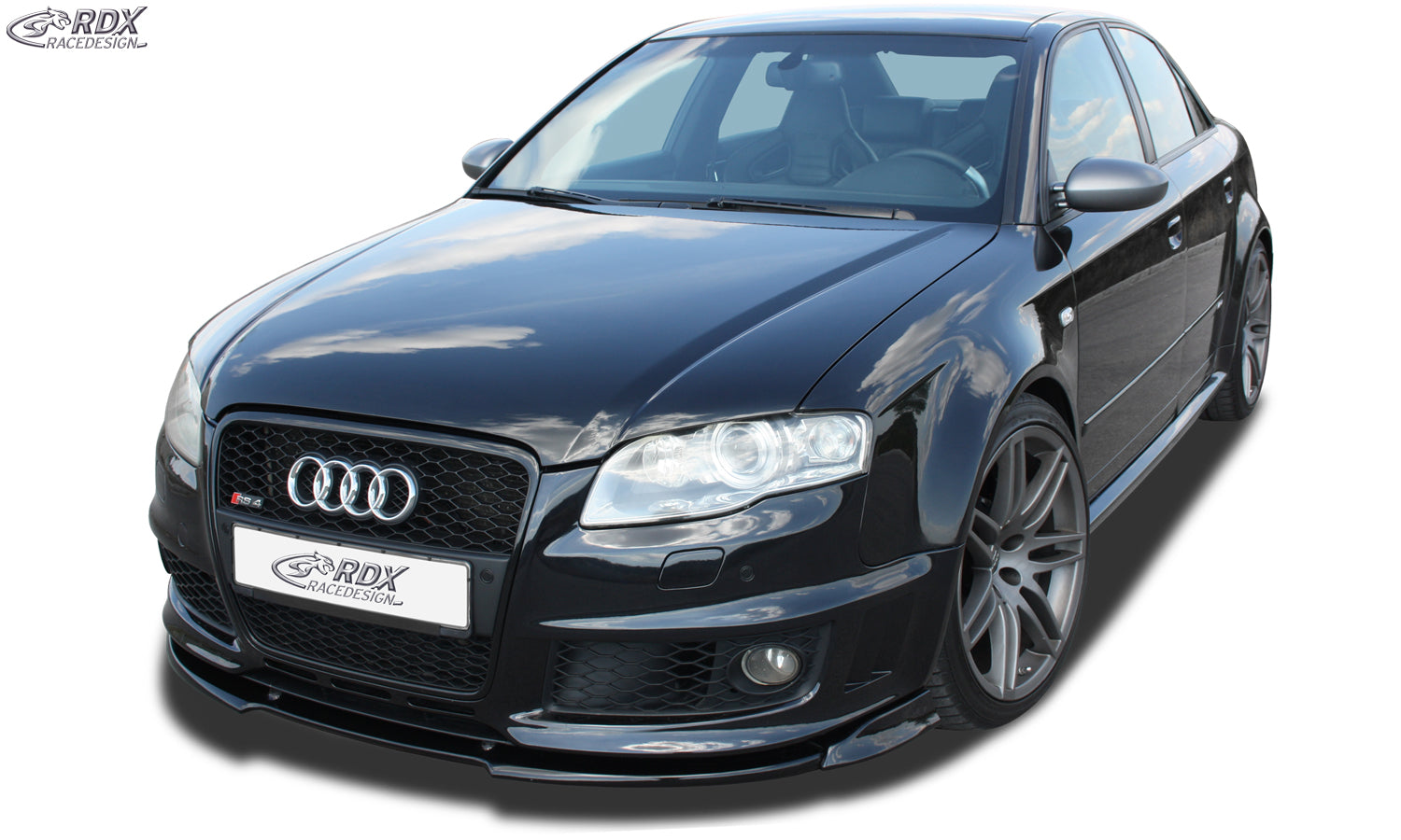 RDX Frontspoilerlippe VARIO-X für AUDI RS4 B7 Frontlippe Front Ansatz Vorne Spoilerlippe