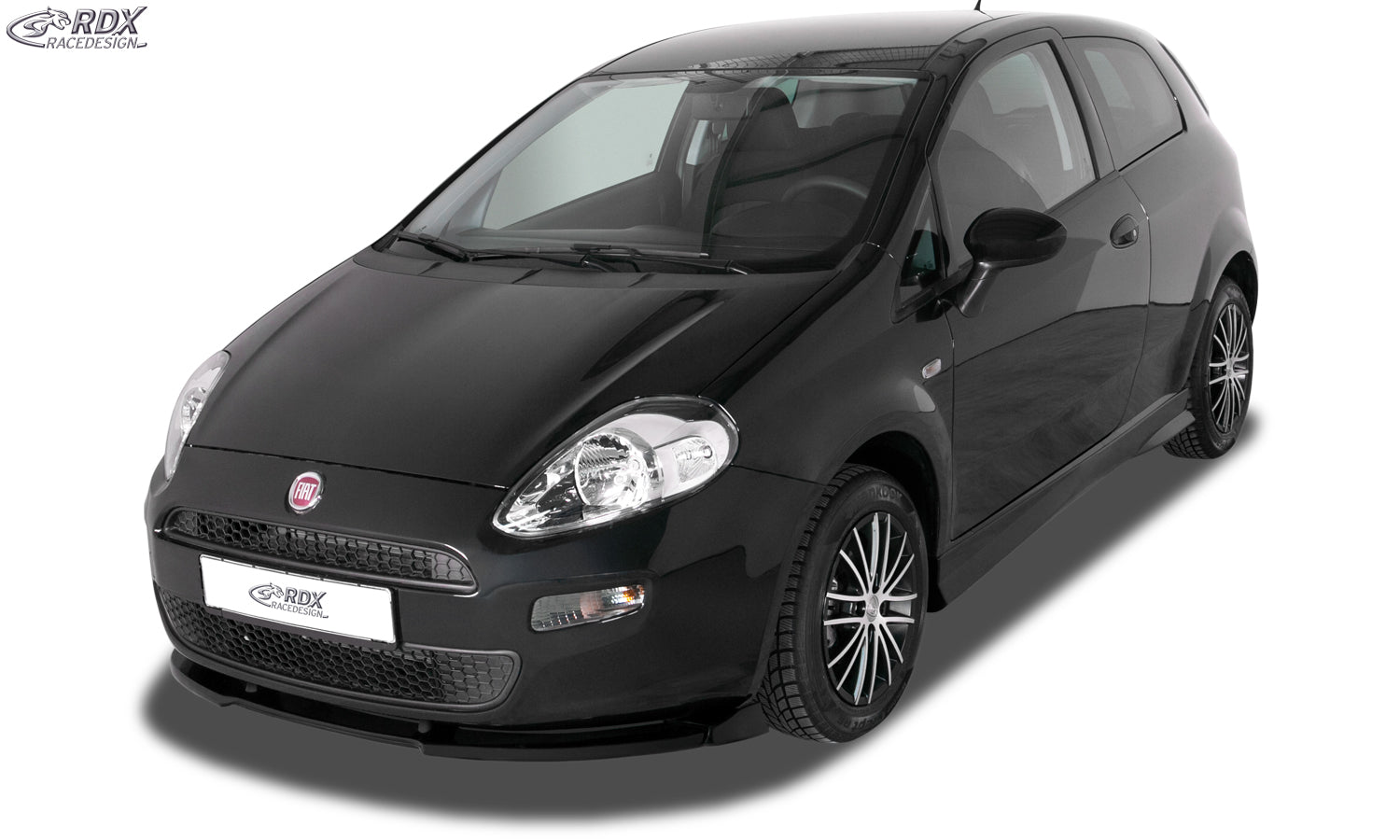 RDX Frontspoilerlippe VARIO-X für FIAT Punto (199) 2012-2018 Frontlippe Front Ansatz Vorne Spoilerlippe