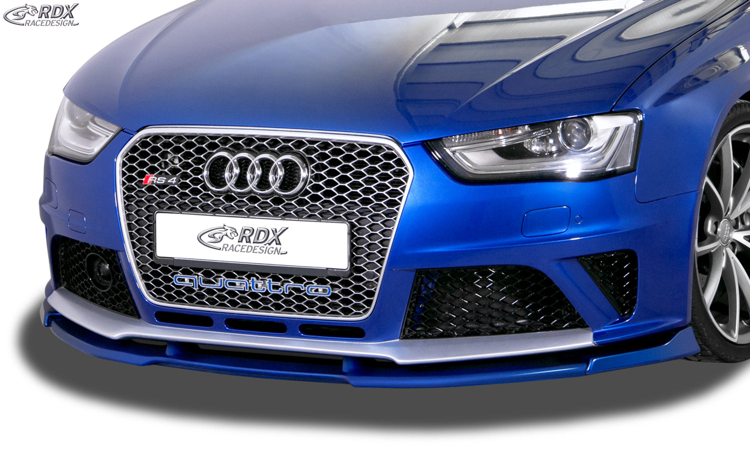 RDX Frontspoilerlippe VARIO-X für AUDI RS4 B8 Frontlippe Front Ansatz Vorne Spoilerlippe