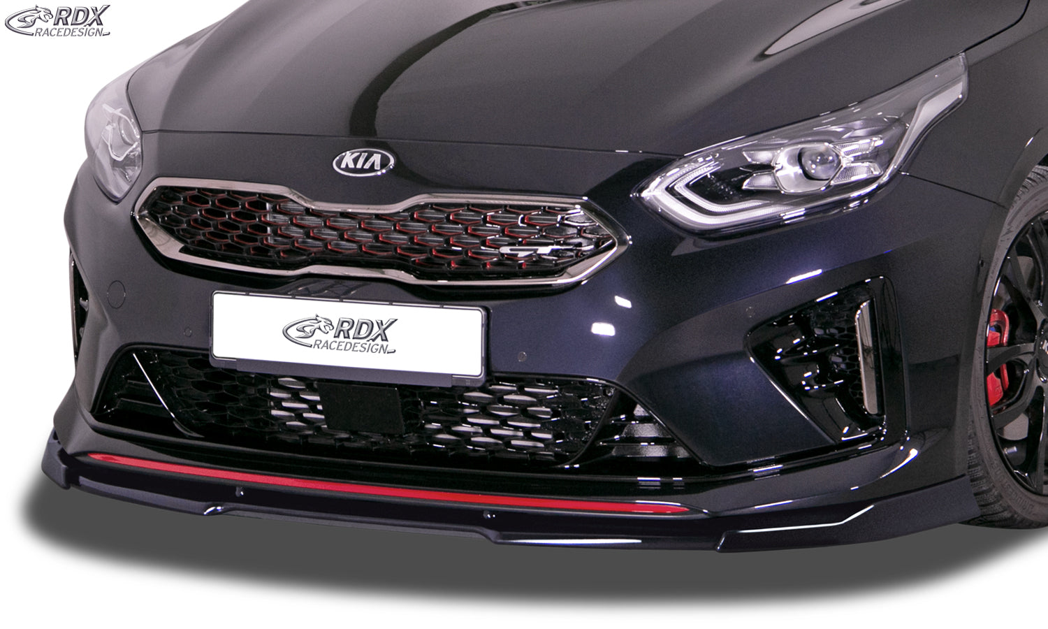 RDX Frontspoilerlippe VARIO-X für KIA Ceed & ProCeed GT / GT-Line (CD) Frontlippe Front Ansatz Vorne Spoilerlippe