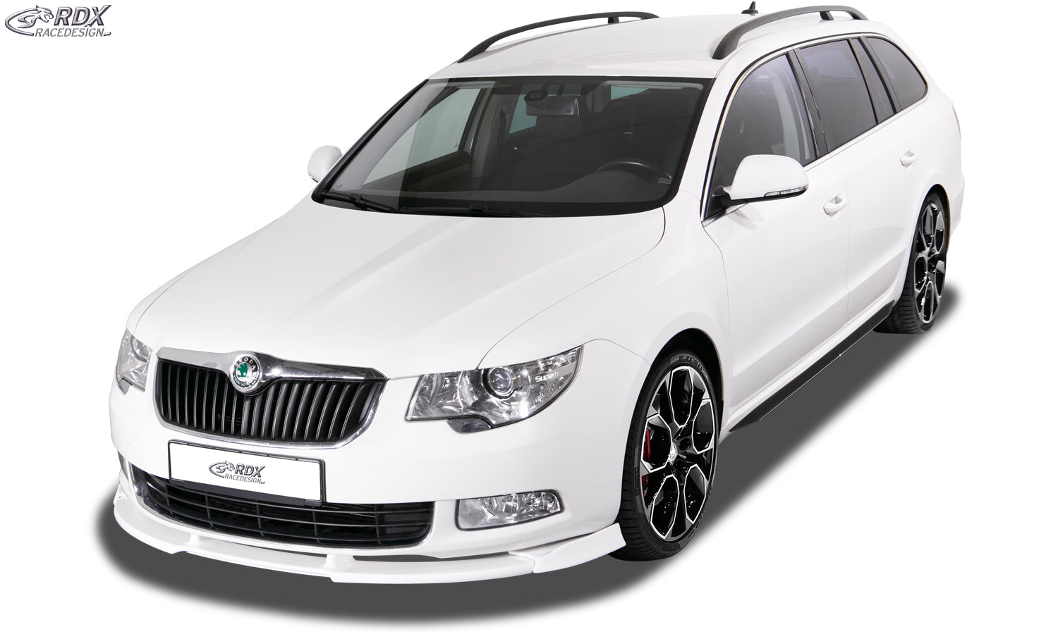RDX Frontspoilerlippe VARIO-X für SKODA Superb 2 (3T) 2008-2013 Frontlippe Front Ansatz Vorne Spoilerlippe