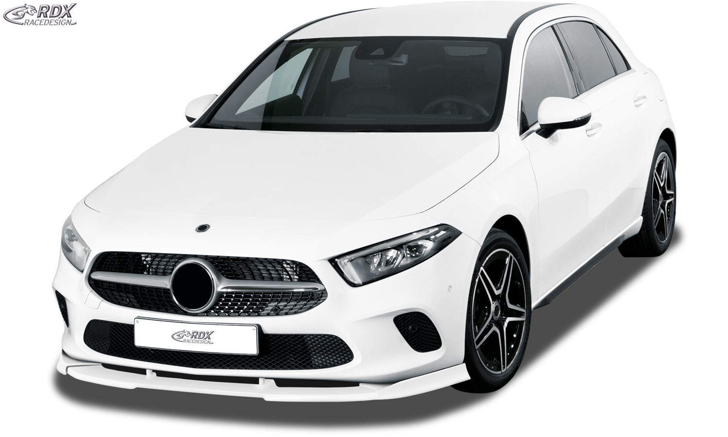RDX Frontspoilerlippe VARIO-X für MERCEDES A-Klasse W177 / V177 Frontlippe Front Ansatz Vorne Spoilerlippe