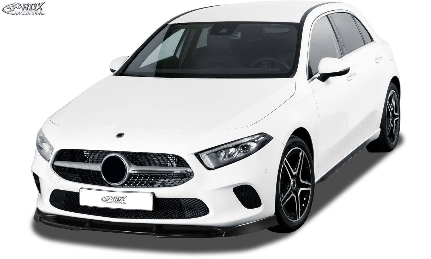 RDX Frontspoilerlippe VARIO-X für MERCEDES A-Klasse W177 / V177 Frontlippe Front Ansatz Vorne Spoilerlippe