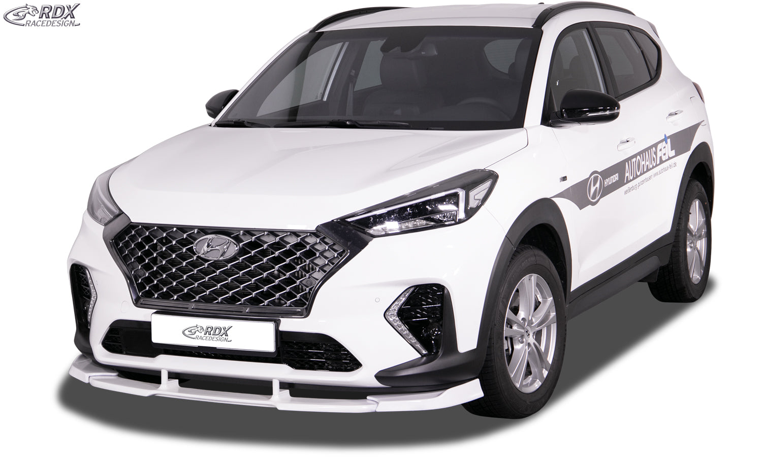 RDX Frontspoilerlippe VARIO-X für HYUNDAI Tucson N-Line (TL) 2018-2020 Frontlippe Front Ansatz Vorne Spoilerlippe