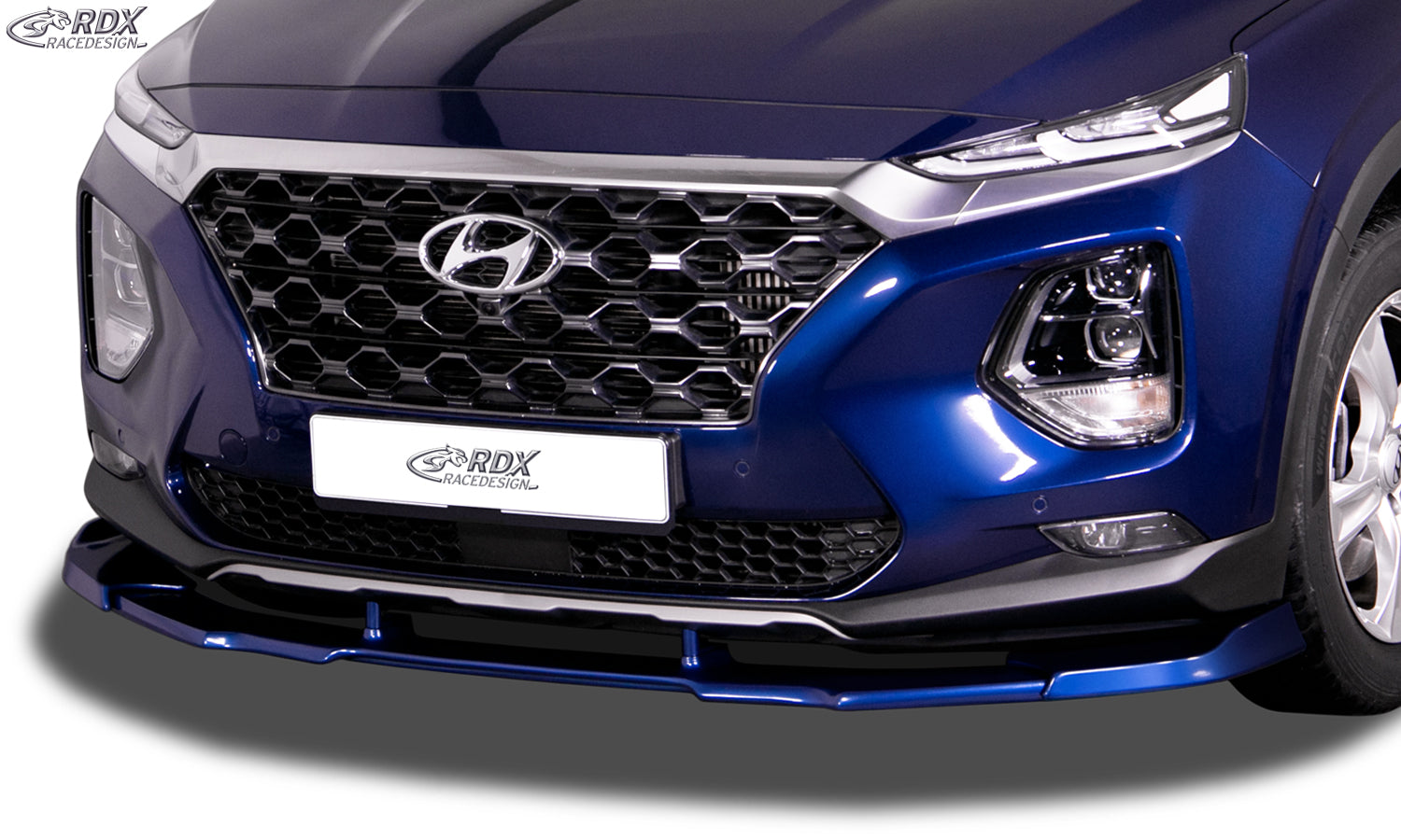 RDX Frontspoilerlippe VARIO-X für HYUNDAI Santa Fe (TM) 2018-2020 Frontlippe Front Ansatz Vorne Spoilerlippe