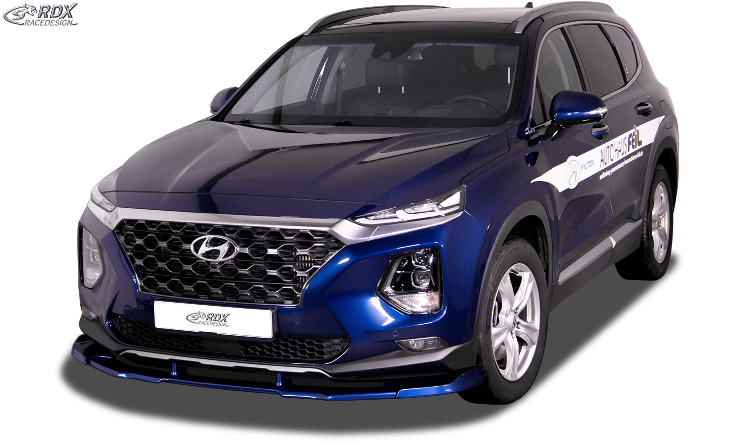 RDX Frontspoilerlippe VARIO-X für HYUNDAI Santa Fe (TM) 2018-2020 Frontlippe Front Ansatz Vorne Spoilerlippe