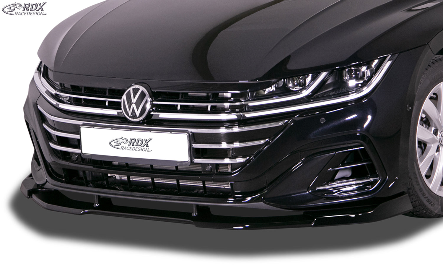 RDX Frontspoilerlippe VARIO-X für VW Arteon R-Line (2020+) Frontlippe Front Ansatz Vorne Spoilerlippe