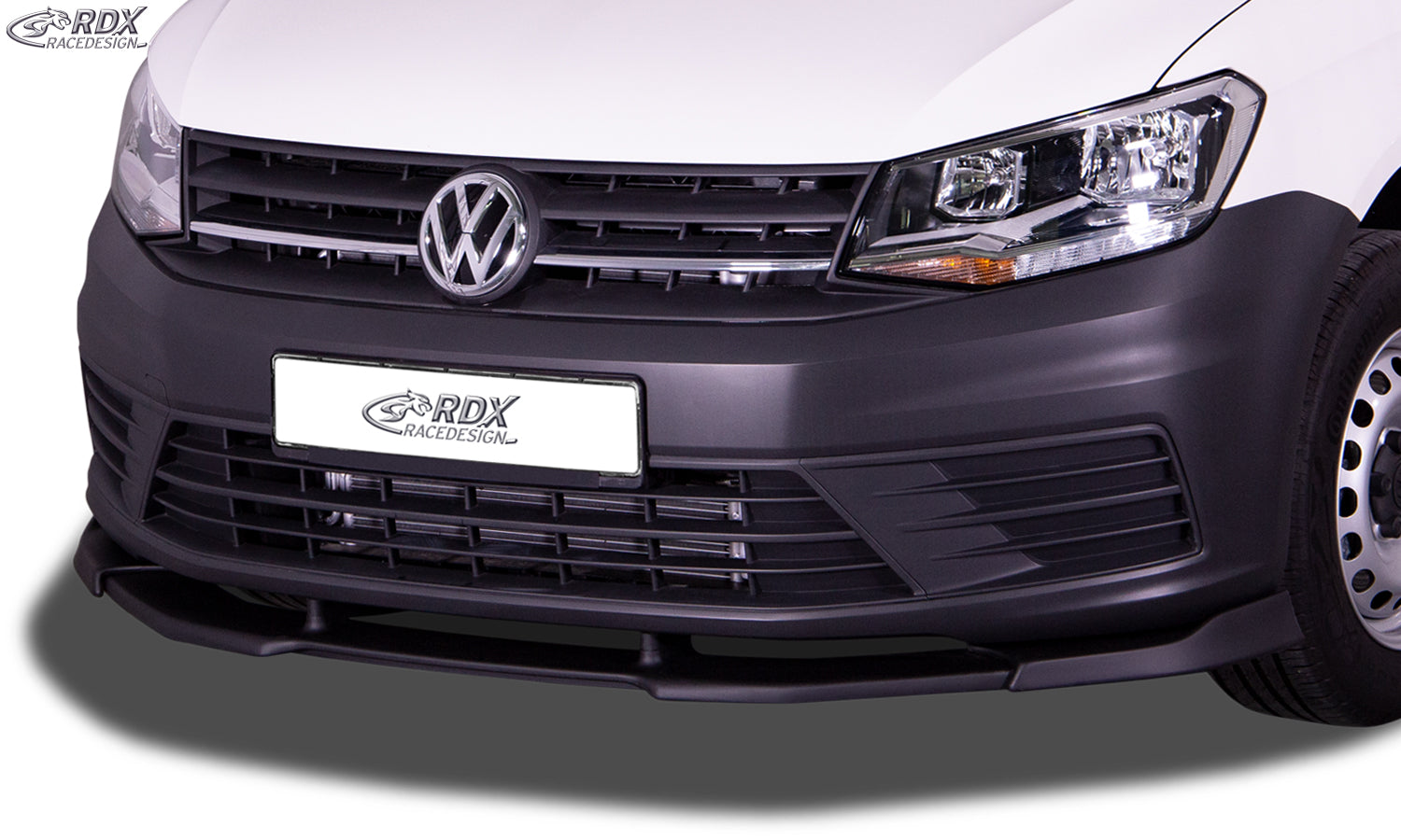 RDX Frontspoilerlippe VARIO-X für VW Caddy 2K (2015-2020) Frontlippe "V2" Front Ansatz Vorne Spoilerlippe