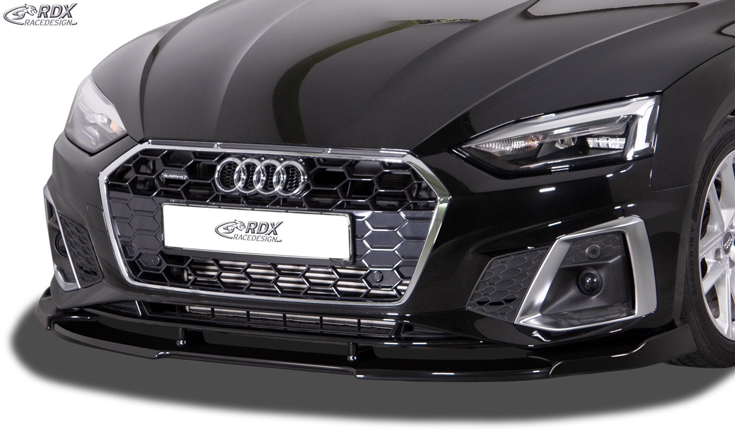 RDX Frontspoilerlippe VARIO-X für AUDI A5 S-Line / S5 (F5, 2020+) (Coupe + Cabrio + Sportback) Frontlippe Front Ansatz Vorne Spoilerlippe