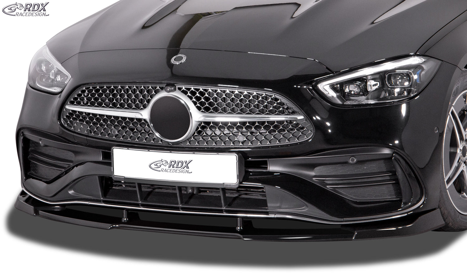 RDX Frontspoilerlippe VARIO-X für MERCEDES C-Klasse AMG-Line W206, S206 Frontlippe Front Ansatz Vorne Spoilerlippe