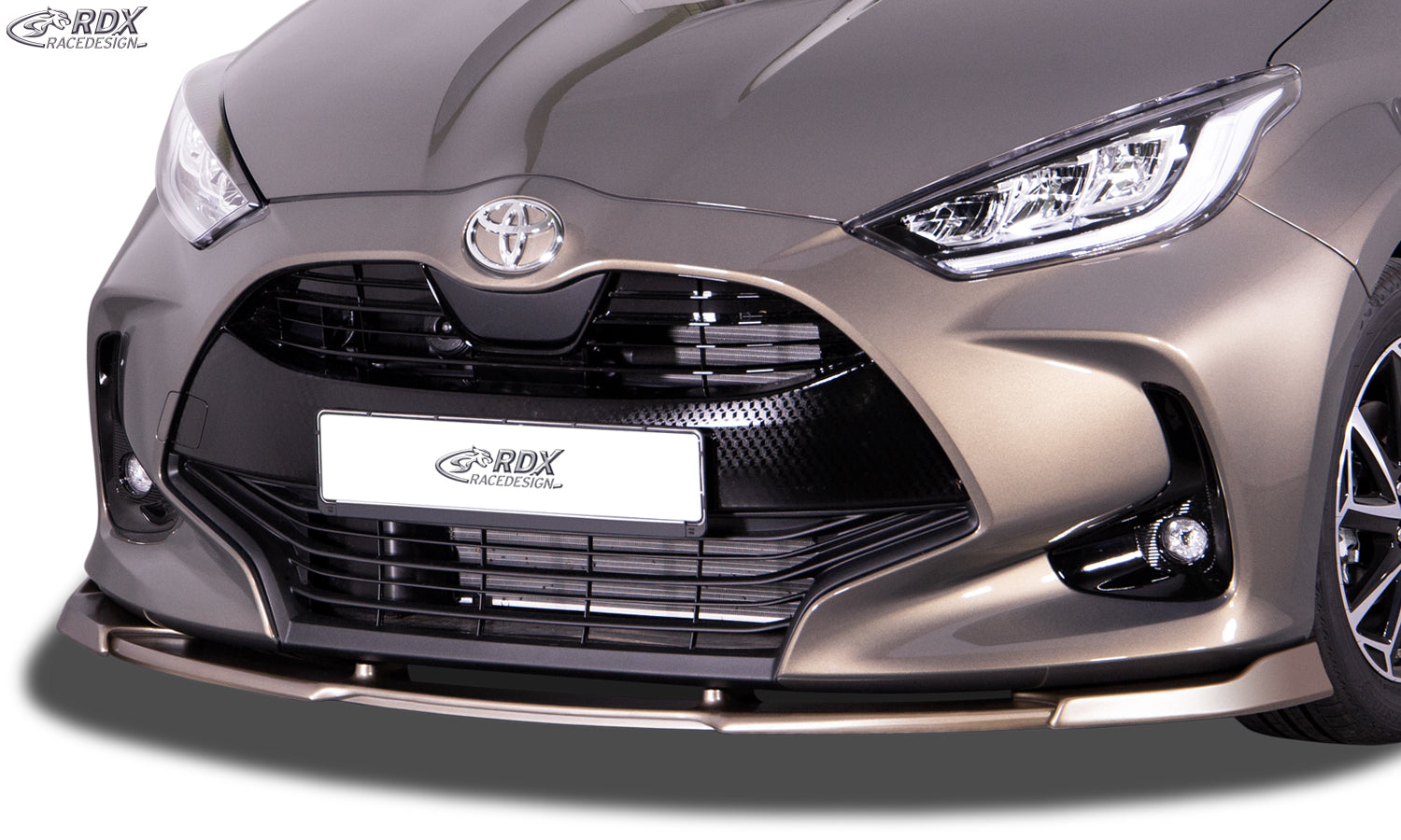 RDX Frontspoilerlippe VARIO-X für TOYOTA Yaris (XPA1) Frontlippe Front Ansatz Vorne Spoilerlippe