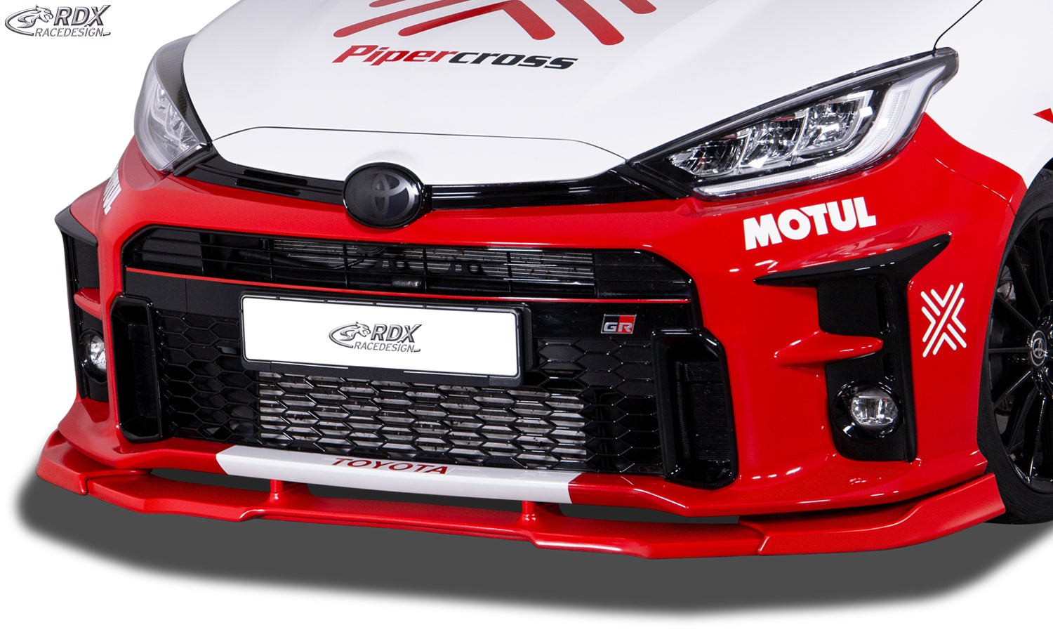 RDX Frontspoilerlippe VARIO-X für TOYOTA Yaris GR (XPA1) Frontlippe Front Ansatz Vorne Spoilerlippe