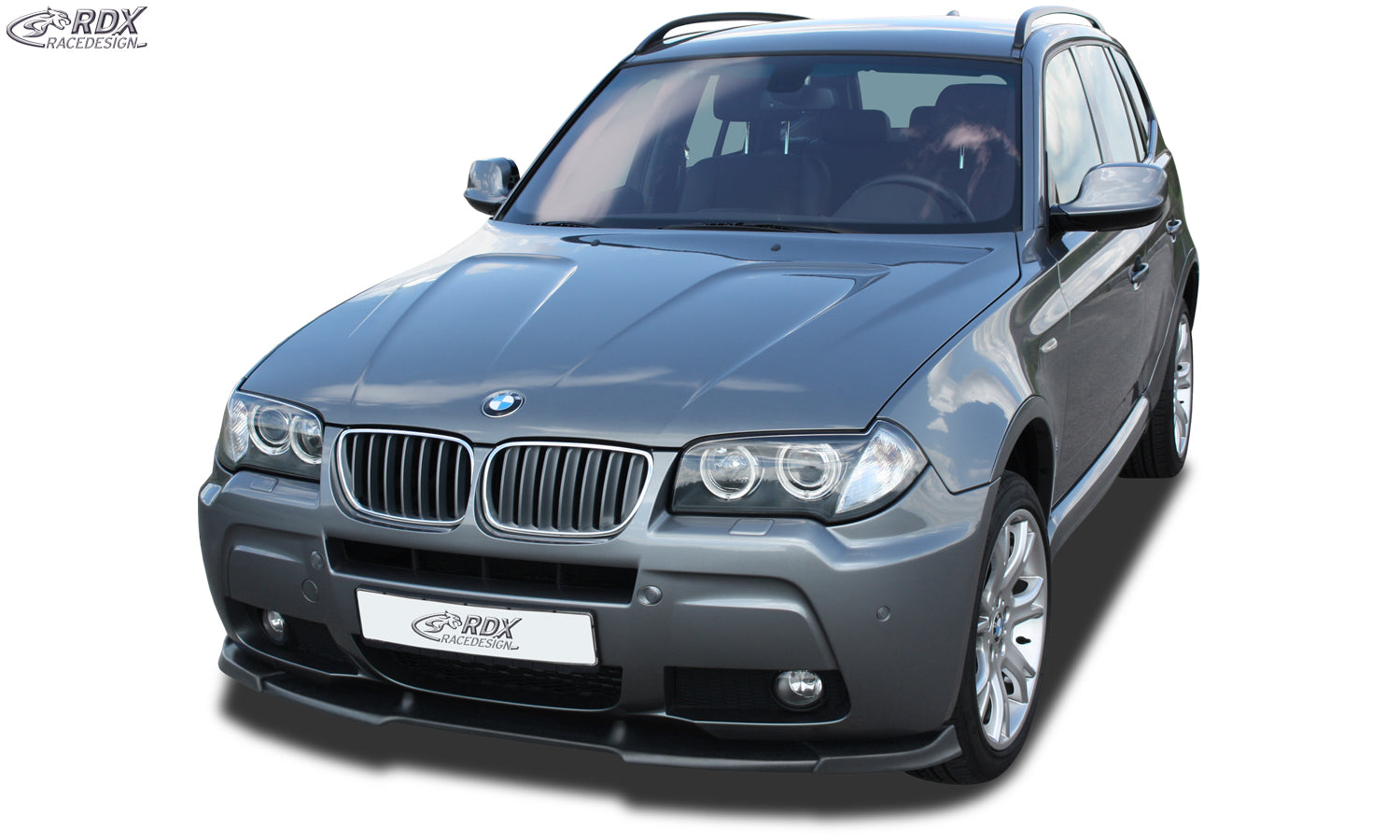 RDX Frontspoilerlippe VARIO-X für BMW X3 E83 M-Technik 2006+ Frontlippe Front Ansatz Vorne Spoilerlippe