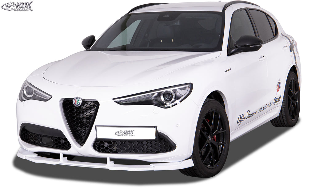 RDX Frontspoilerlippe VARIO-X für ALFA ROMEO Stelvio (949) 2017+ Frontlippe Front Ansatz Vorne Spoilerlippe