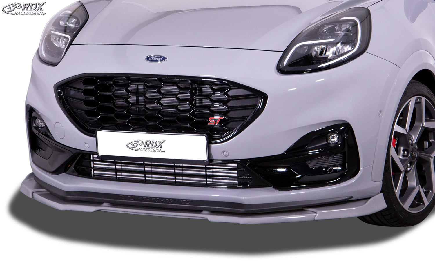 RDX Frontspoilerlippe VARIO-X für FORD Puma ST und ST X (2020+) Frontlippe Front Ansatz Vorne Spoilerlippe