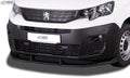 RDX Frontspoilerlippe VARIO-X für CITROEN Berlingo, PEUGEOT Partner & Rifter, OPEL Combo, TOYOTA ProAce City (Typ E, 2018+) Frontlippe Front Ansatz Vorne Spoilerlippe