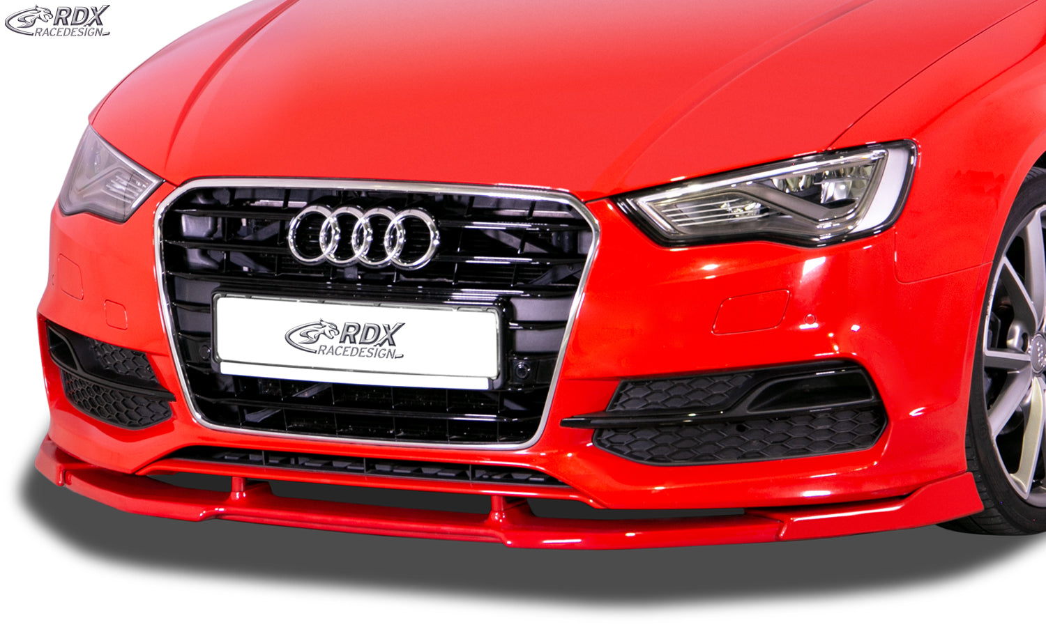 RDX Frontspoilerlippe VARIO-X für AUDI A3 8V7 Cabrio S-Line / S3 Cabrio (S-Line- bzw. S3 Frontstoßstange. -2016) Frontlippe Front Ansatz Vorne Spoilerlippe