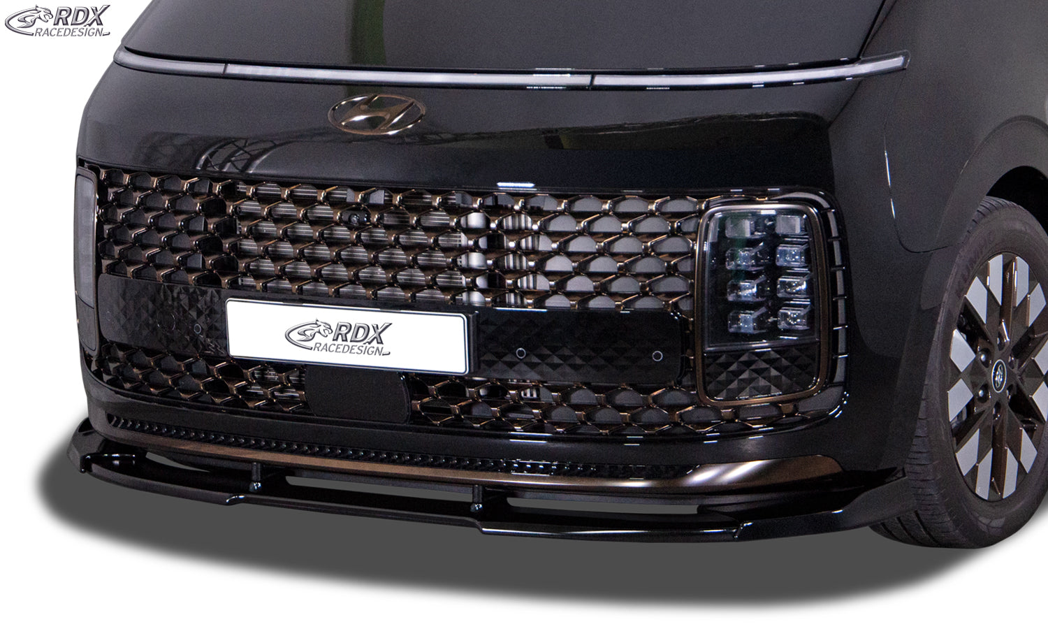 RDX Frontspoilerlippe VARIO-X für HYUNDAI Staria (US4, 2021+) Frontlippe Front Ansatz Vorne Spoilerlippe