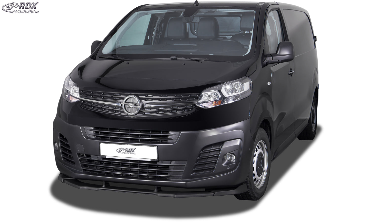RDX Frontspoiler VARIO-X für CITROEN Jumpy / Spacetourer (V) & FIAT Ulysse / Scudo (V) & OPEL Zafira / Vivaro (V) & PEUGEOT Expert / Traveller (V) & TOYOTA ProAce / ProAce Verso (V) Frontlippe Front Ansatz Vorne Spoilerlippe
