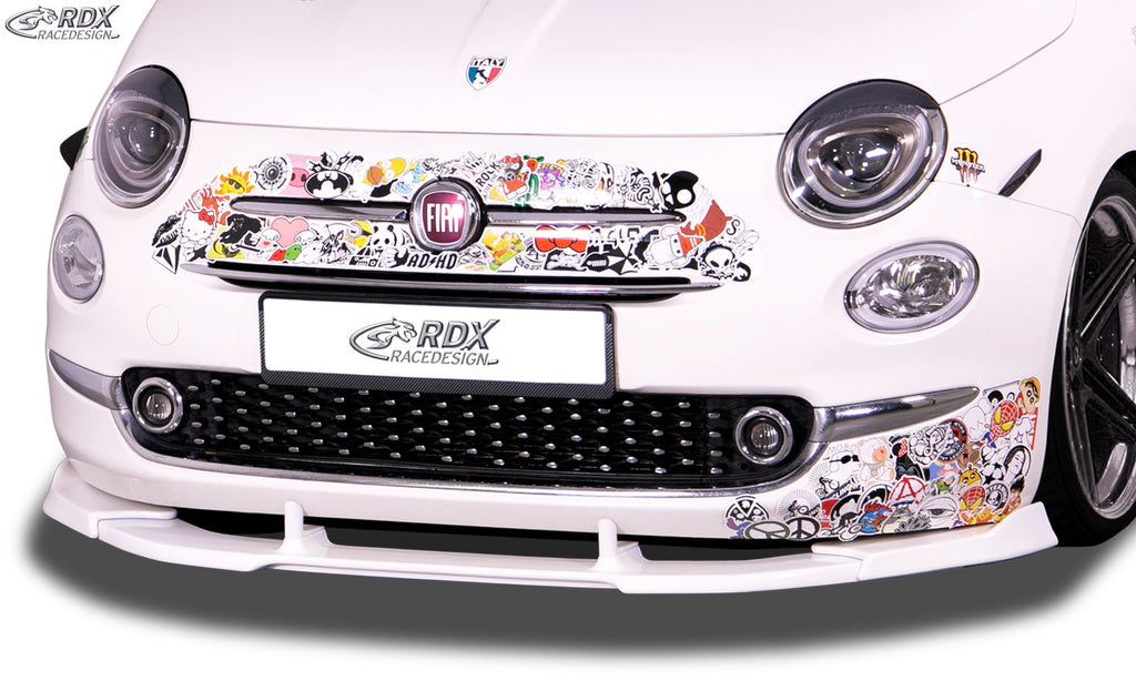 RDX Frontspoilerlippe VARIO-X für FIAT 500 2016+ Frontlippe Front Ansatz Vorne Spoilerlippe