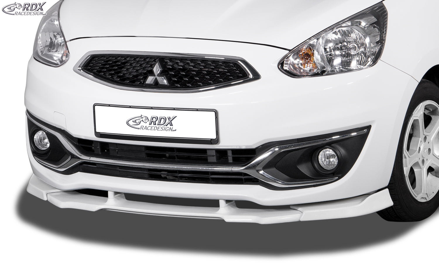 RDX Frontspoilerlippe VARIO-X für MITSUBISHI Space Star & Mirage (2016+) Frontlippe Front Ansatz Vorne Spoilerlippe