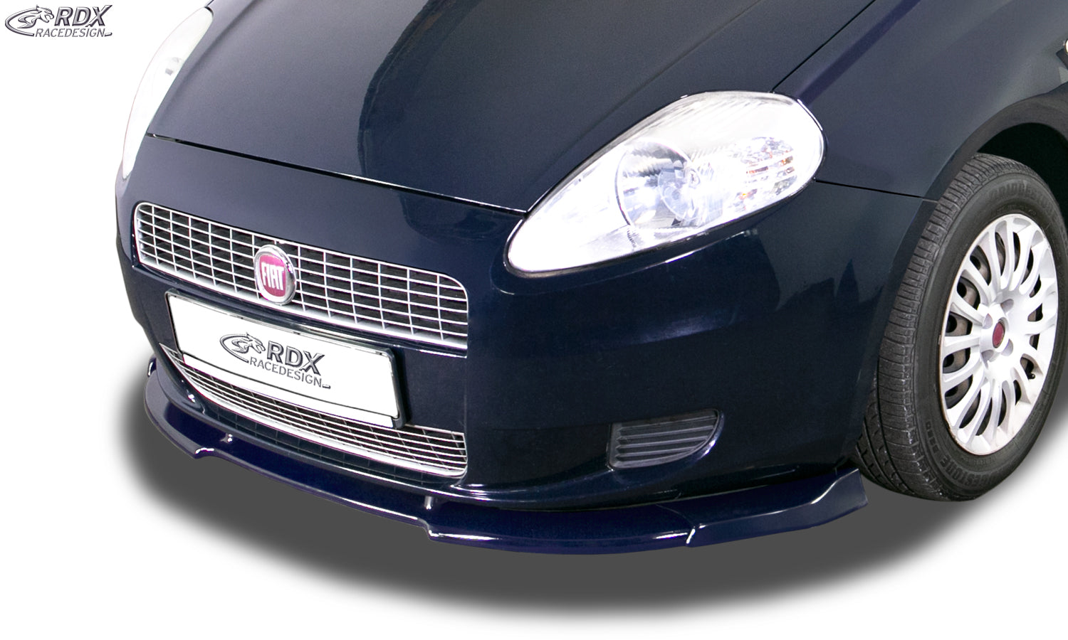RDX Frontspoilerlippe VARIO-X für FIAT Grande Punto Frontlippe Front Ansatz Vorne Spoilerlippe