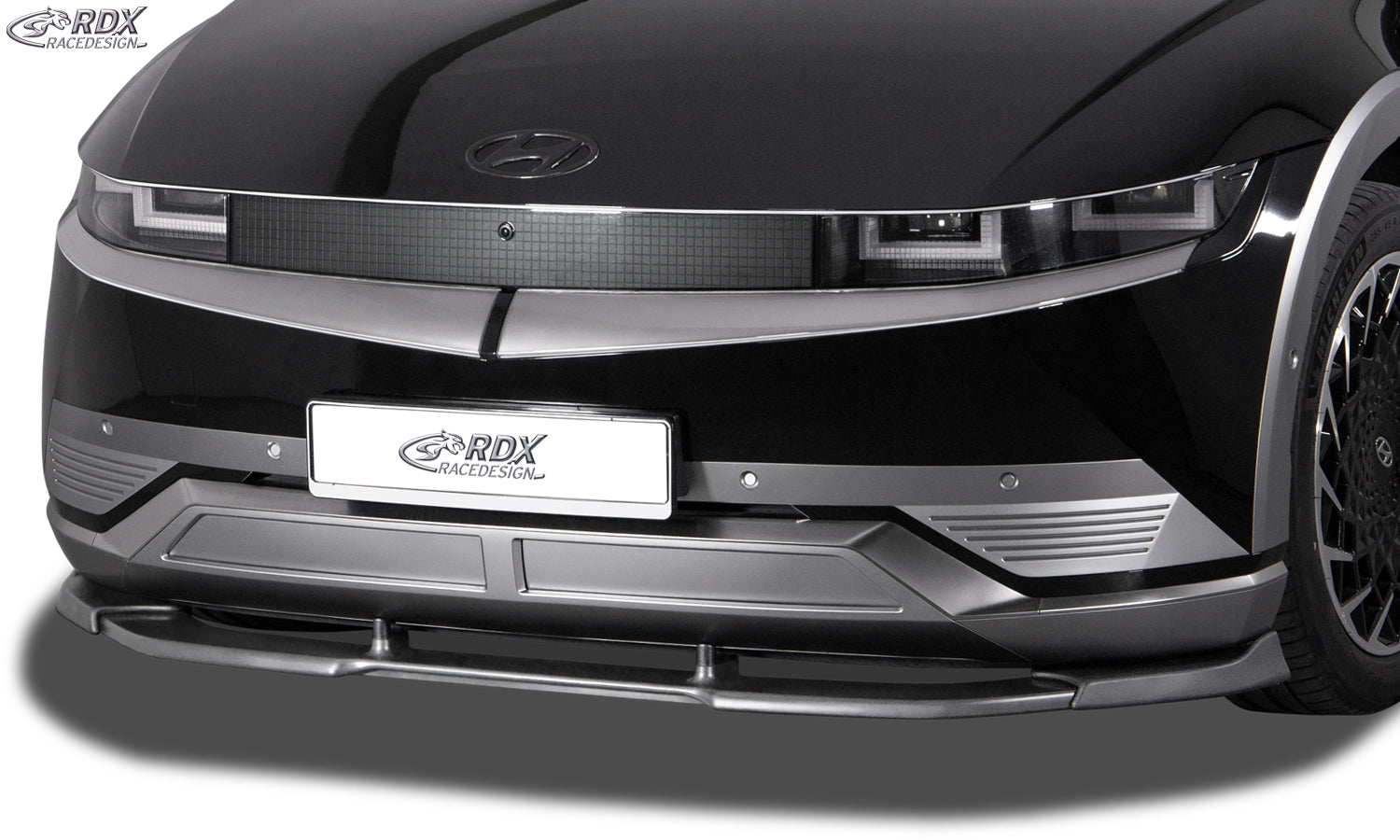 RDX Frontspoilerlippe VARIO-X für HYUNDAI Ioniq 5 (NE / 2021+) Frontlippe Front Ansatz Vorne Spoilerlippe