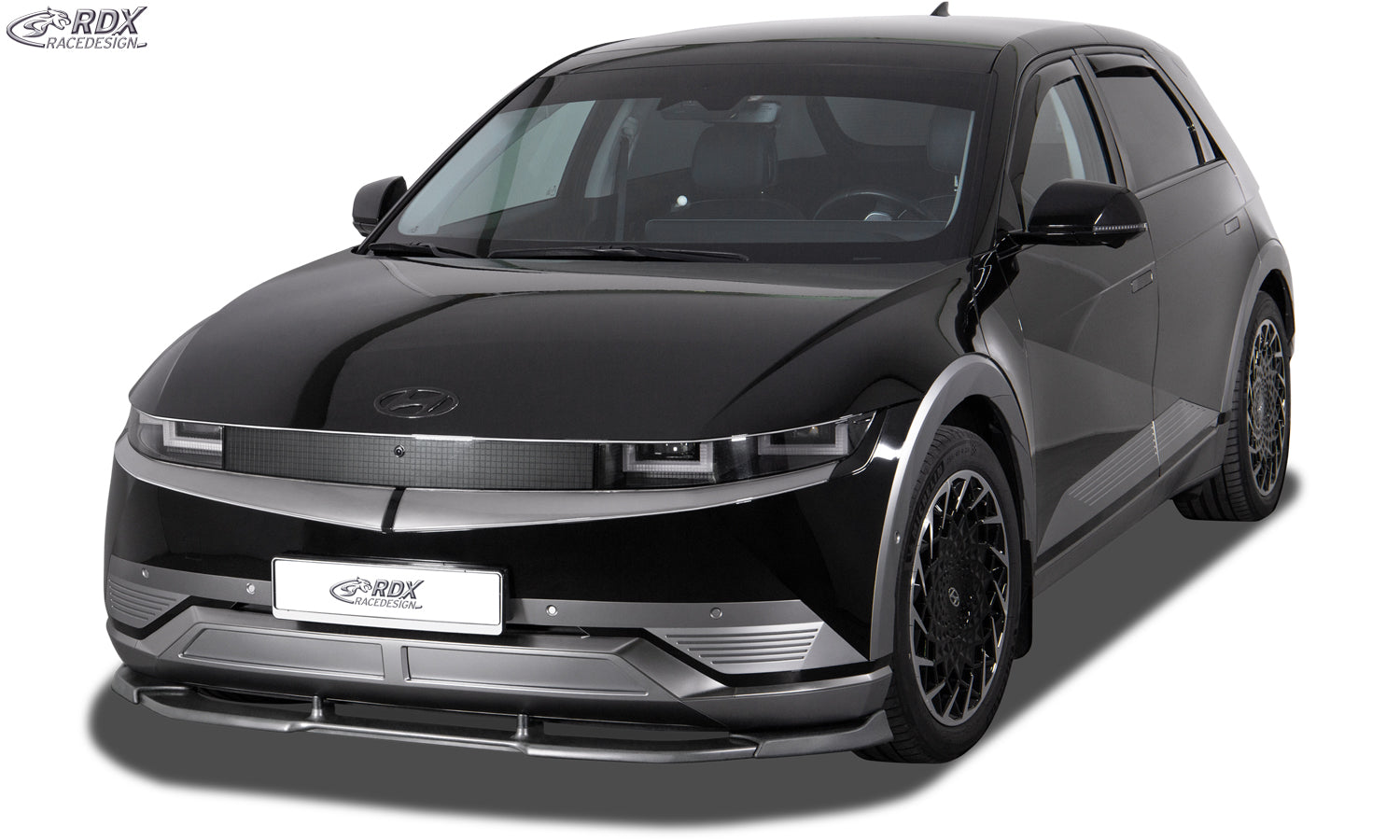 RDX Frontspoilerlippe VARIO-X für HYUNDAI Ioniq 5 (NE / 2021+) Frontlippe Front Ansatz Vorne Spoilerlippe