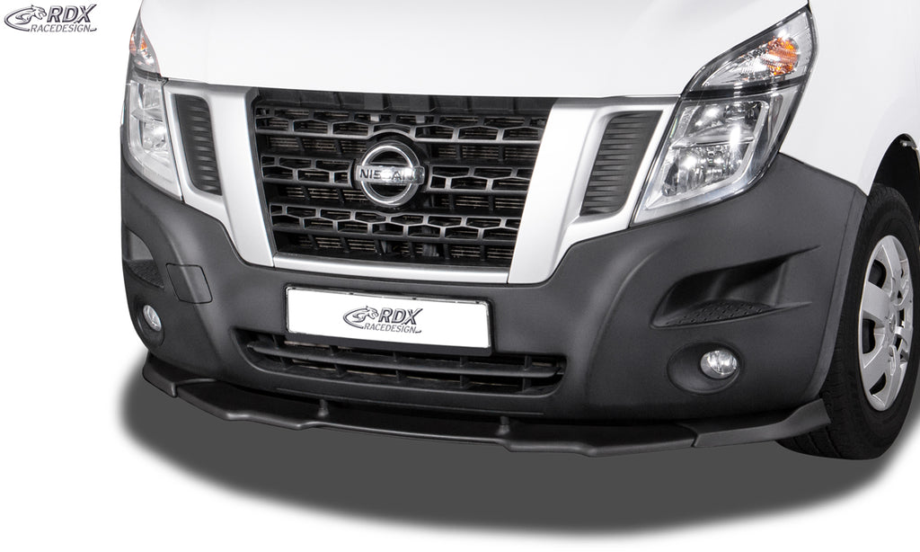 RDX Frontspoilerlippe VARIO-X für NISSAN NV400 (2010+) & Interstar (2021+) Frontlippe Front Ansatz Vorne Spoilerlippe