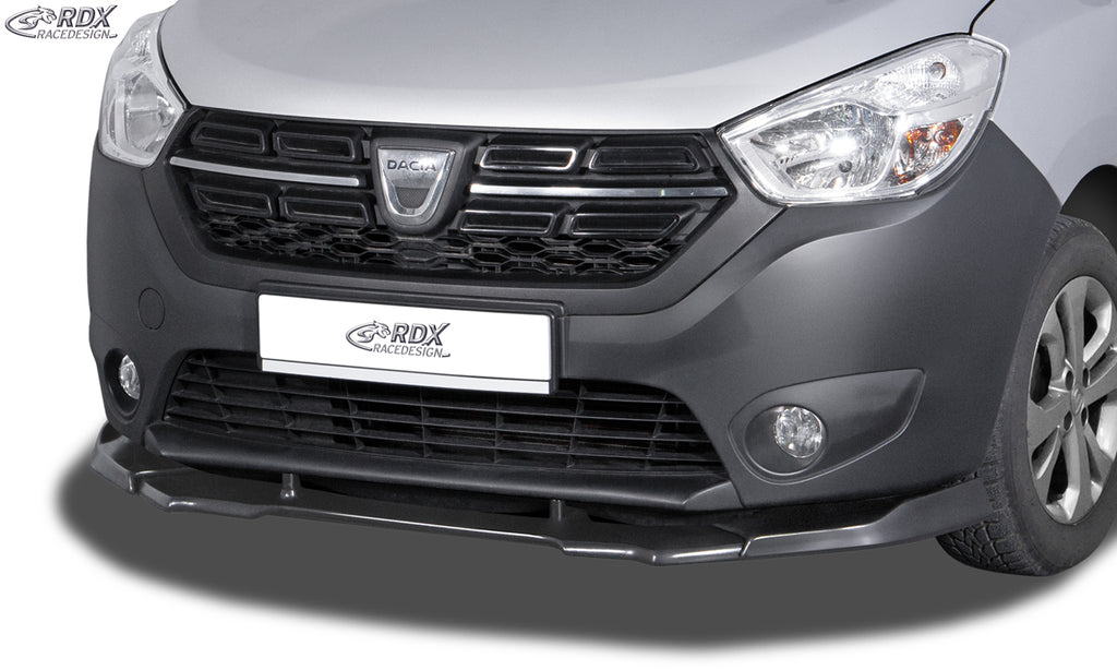 RDX Frontspoilerlippe VARIO-X für DACIA Dokker (SD) & Lodgy (SD) "V2" Frontlippe Front Ansatz Vorne Spoilerlippe