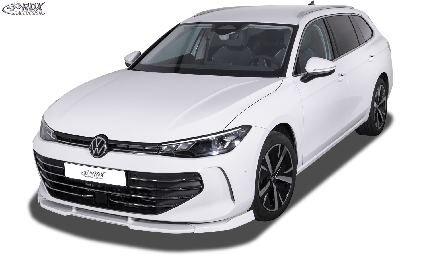 RDX Frontspoilerlippe VARIO-X für VW Passat (CJ / B9 / 2024+) Frontlippe Front Ansatz Vorne Spoilerlippe