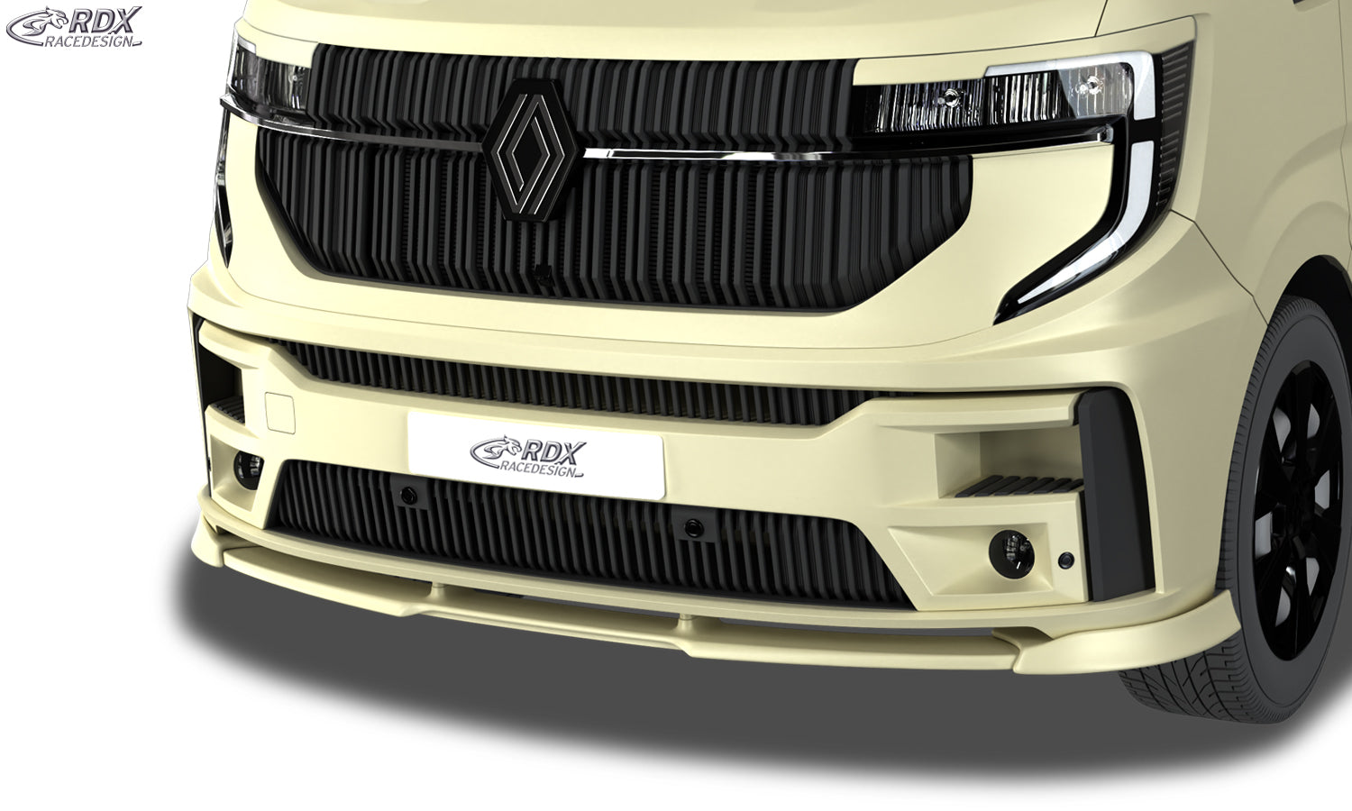 RDX Frontspoiler VARIO-X für RENAULT Master & NISSAN Interstar (2024-heute) Frontlippe Front Ansatz Vorne Spoilerlippe