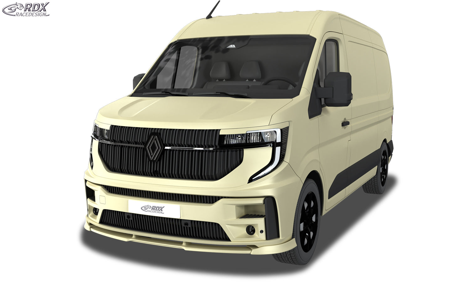RDX Frontspoiler VARIO-X für RENAULT Master & NISSAN Interstar (2024-heute) Frontlippe Front Ansatz Vorne Spoilerlippe