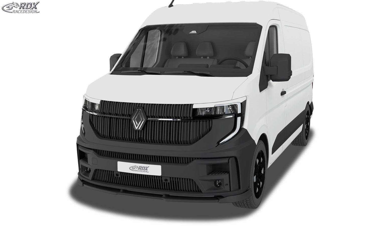 RDX Frontspoiler VARIO-X für RENAULT Master & NISSAN Interstar (2024-heute) Frontlippe Front Ansatz Vorne Spoilerlippe