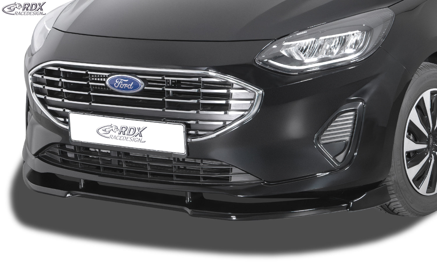 RDX Frontspoiler VARIO-X für FORD Fiesta (MK8 / JHH / 2022-heute) Frontlippe Front Ansatz Vorne Spoilerlippe
