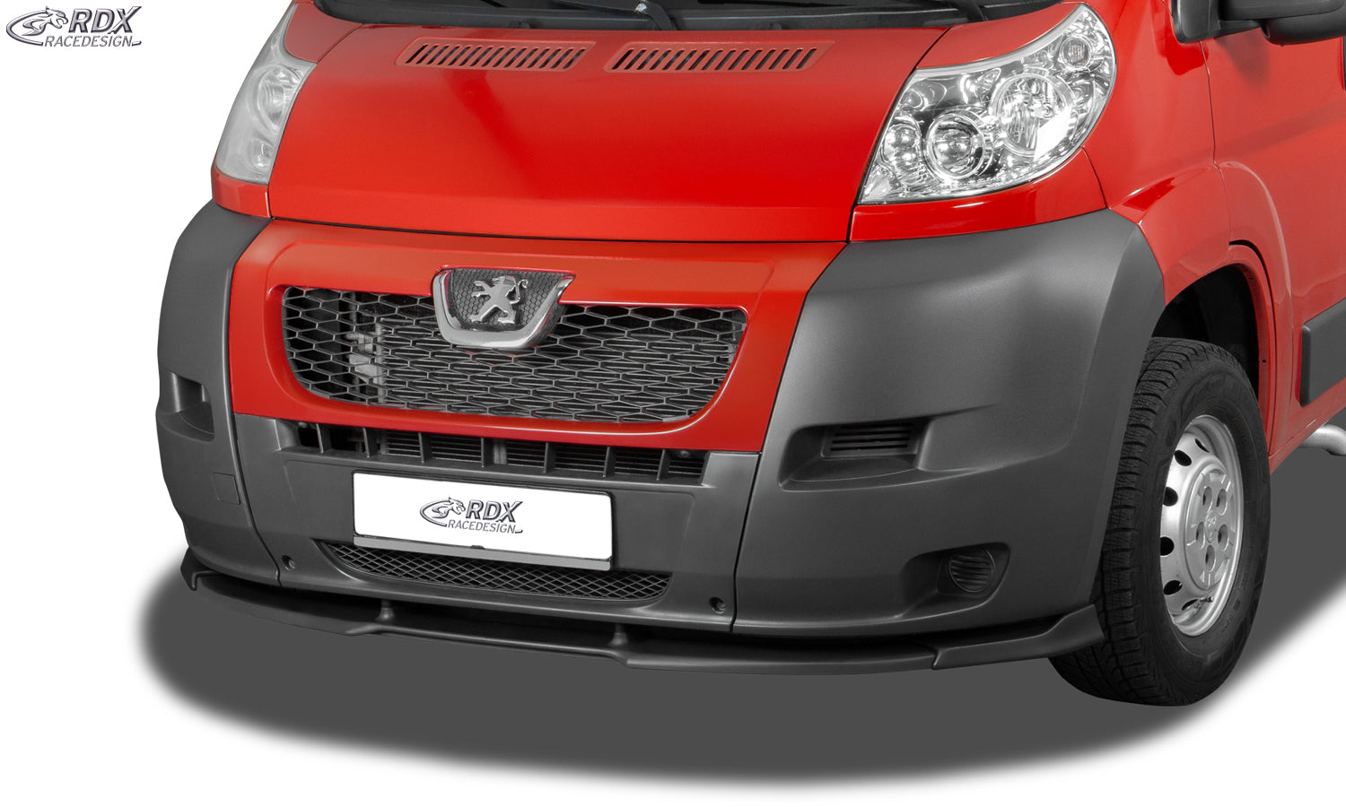 RDX Frontspoiler VARIO-X für FIAT Ducato & CITROEN Jumper & PEUGEOT Boxer (2006-2014) Frontlippe Front Ansatz Vorne Spoilerlippe